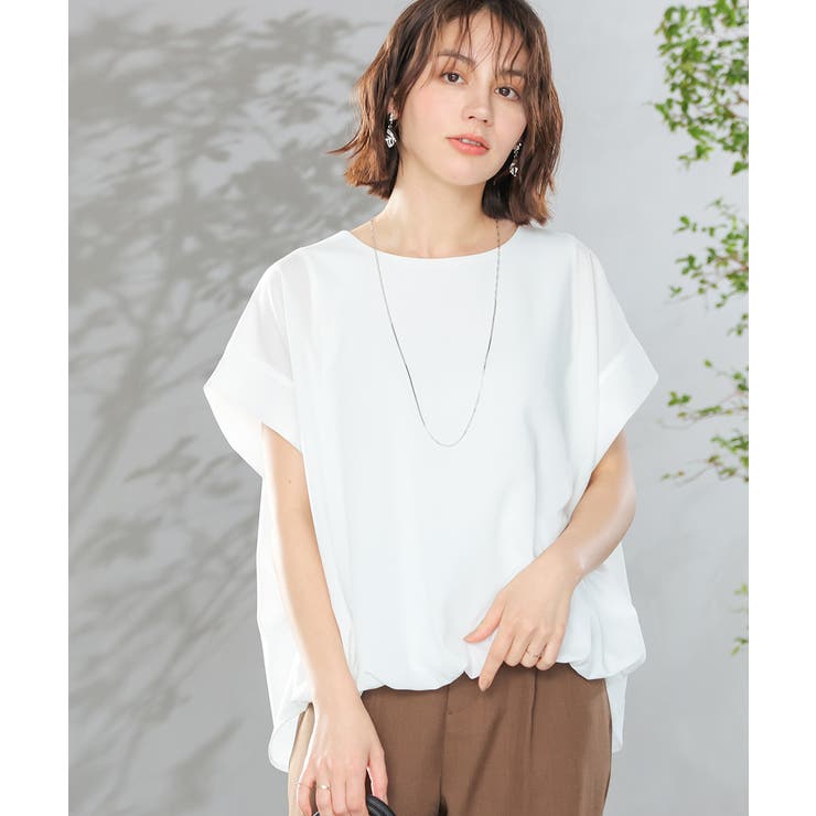 アイボリー | トップス ブラウス 半袖 | Honeys