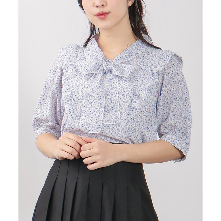 トップス ブラウス 5分袖 品番 Hnsw Honeys ハニーズ のレディースファッション通販 Shoplist ショップリスト