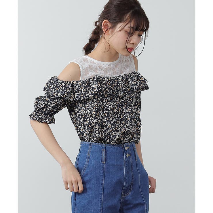 トップス ブラウス 半袖[品番：HNSW0005565]｜Honeys（ハニーズ