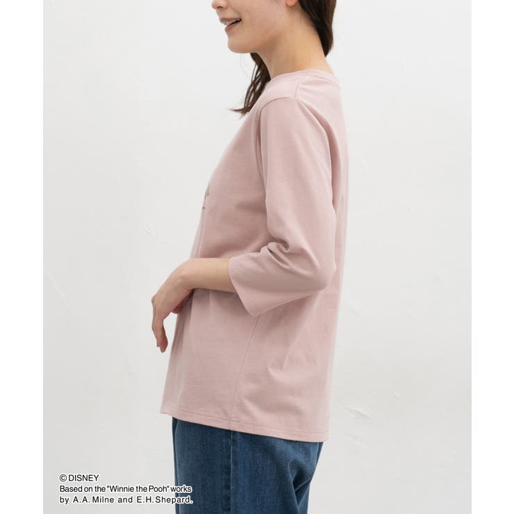 トップス Tシャツ ７分袖Tシャツ | Honeys | 詳細画像14 