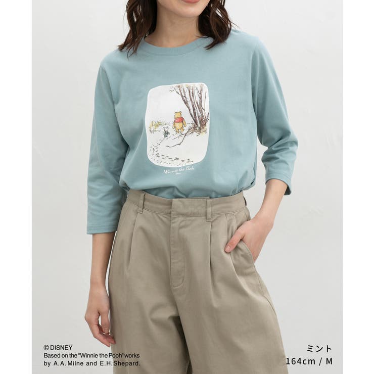 トップス Tシャツ ７分袖Tシャツ | Honeys | 詳細画像9 