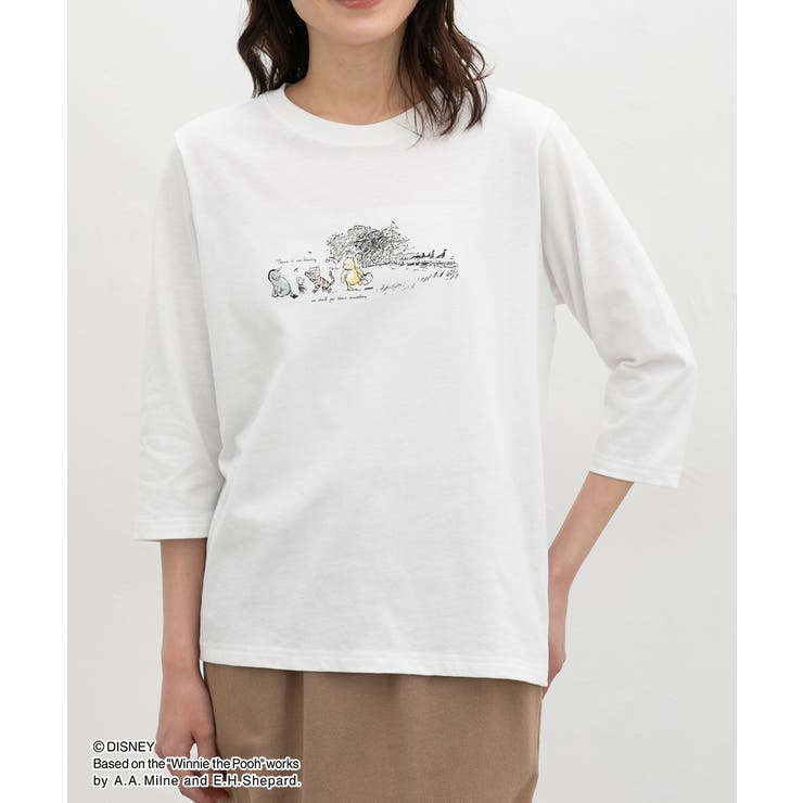 オフ | トップス Tシャツ ７分袖Tシャツ | Honeys