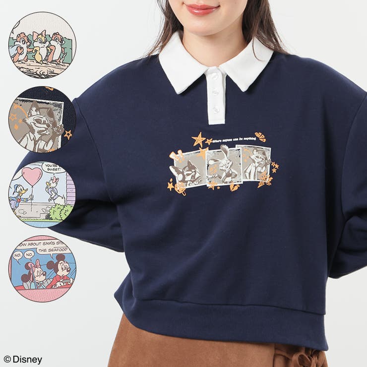 トップス スウェット 長袖 | Honeys | 詳細画像1 