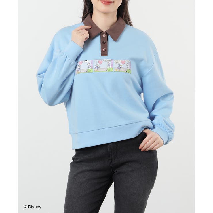 トップス スウェット 長袖[品番：HNSW0013495]｜Honeys（ハニーズ