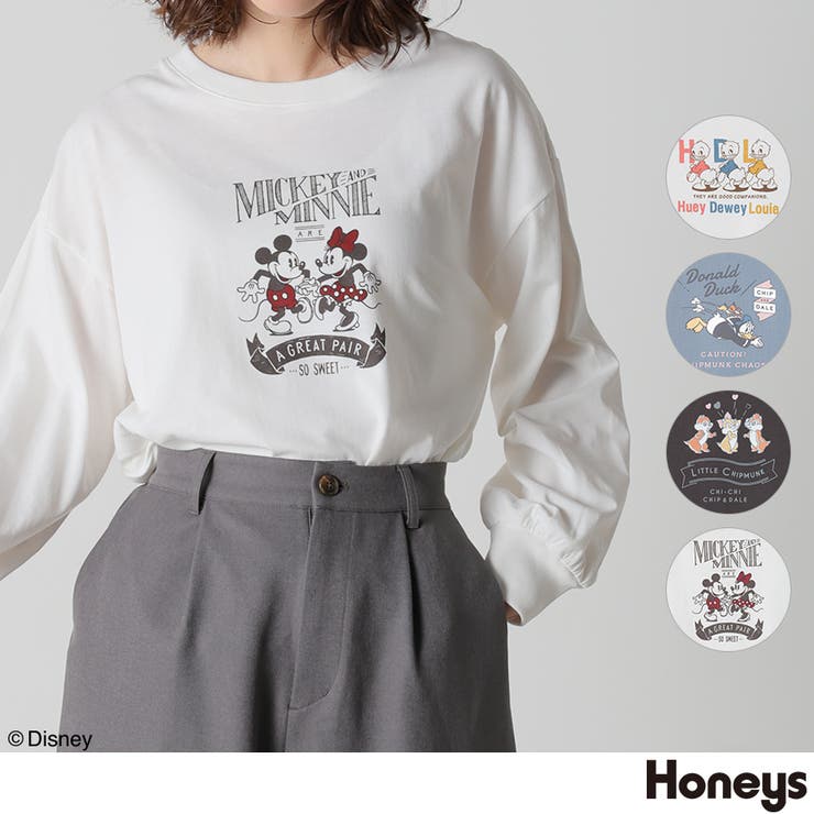 トップス Tシャツ 長袖 | Honeys | 詳細画像1 