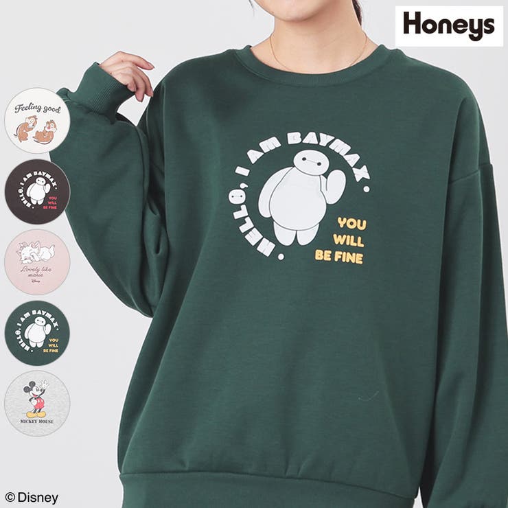 トップス スウェット 長袖 | Honeys | 詳細画像1 