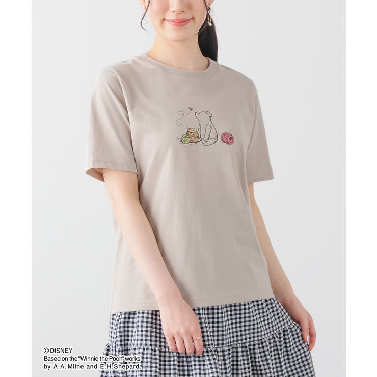 ベージュ | トップス Tシャツ 半袖Tシャツ | Honeys