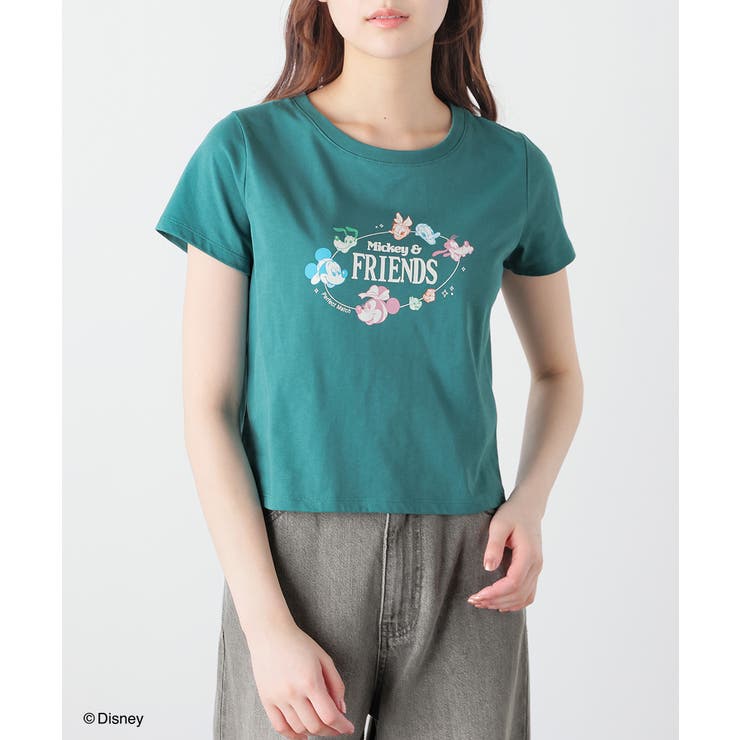 ミッキー＆フレンズ | トップス Tシャツ 半袖Tシャツ | Honeys