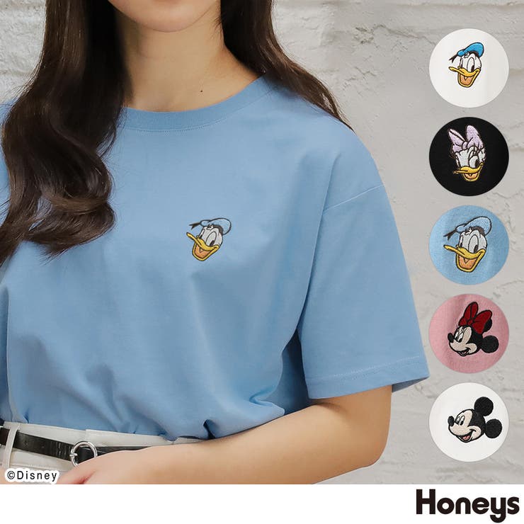 トップス Tシャツ 半袖 品番 Hnsw Honeys ハニーズ のレディースファッション通販 Shoplist ショップリスト