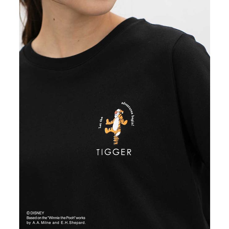 ブラック | トップス Tシャツ 半袖Tシャツ | Honeys