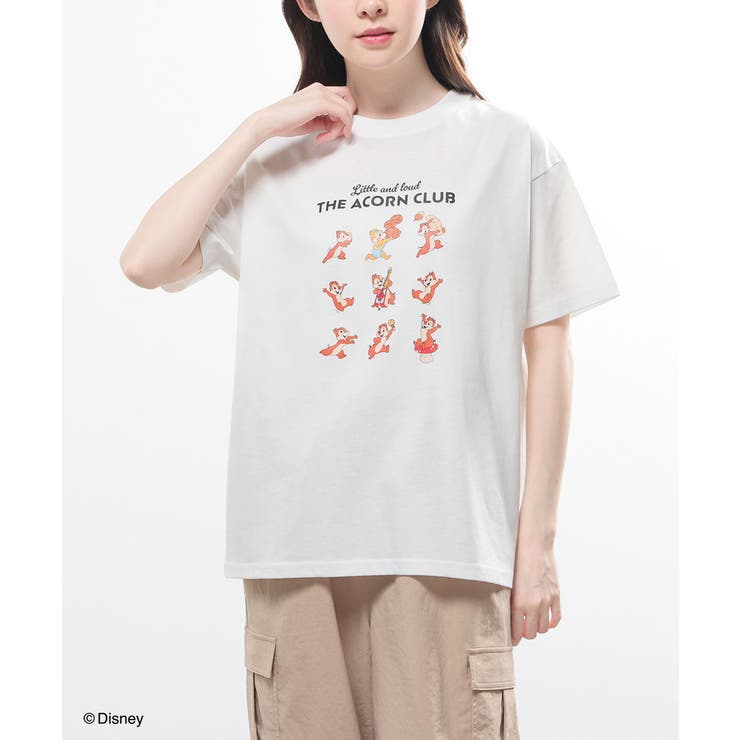 チップ＆デール | トップス Tシャツ 半袖Tシャツ | Honeys