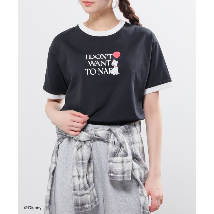 ブラック | トップス Tシャツ 半袖Tシャツ | Honeys
