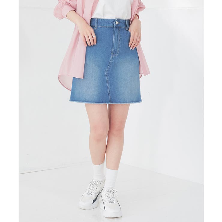 ライトインディゴ | ボトムス スカート ミニスカート | Honeys