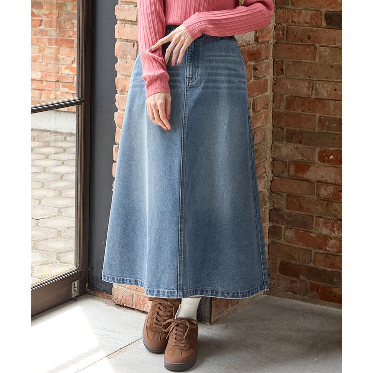 ブルー | ボトムス スカート ロングスカート | Honeys