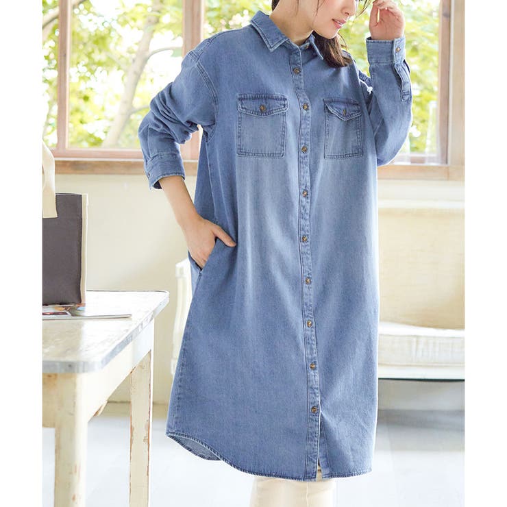 ワンピース シャツワンピ 長袖 品番 Hnsw Honeys ハニーズ のレディースファッション通販 Shoplist ショップリスト