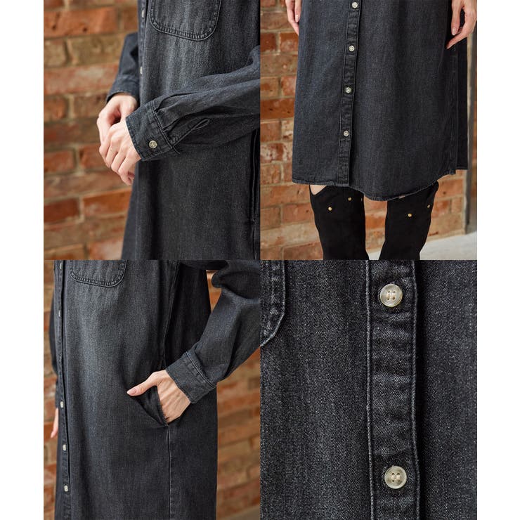 ワンピース 長袖 ロング丈 | Honeys | 詳細画像13