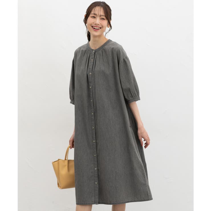 ワンピース ロング丈 デニムワンピース | Honeys | 詳細画像4 