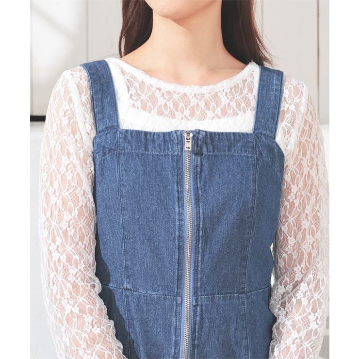 ワンピース ジャンスカ ジャンパースカート | Honeys | 詳細画像10 