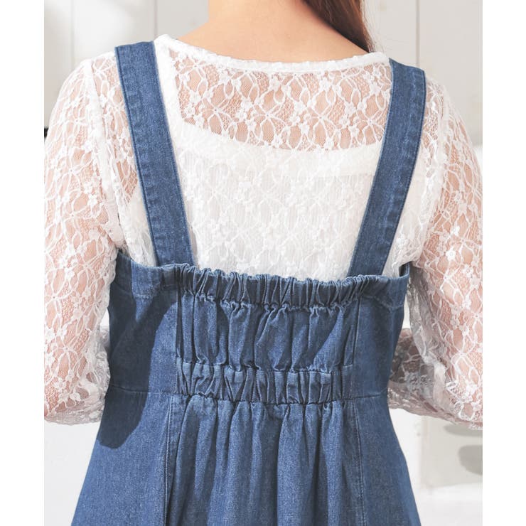 ワンピース ジャンスカ ジャンパースカート | Honeys | 詳細画像11 