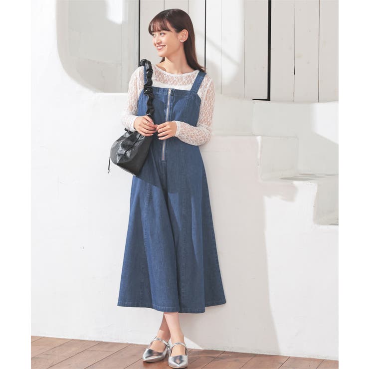 ワンピース ジャンスカ ジャンパースカート[品番:HNSW0010463 ワンピース ジャンスカ ジャンパースカート[品番:HNSW0010463