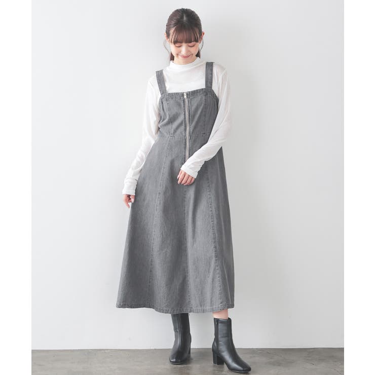 ワンピース ジャンスカ ジャンパースカート | Honeys | 詳細画像8 