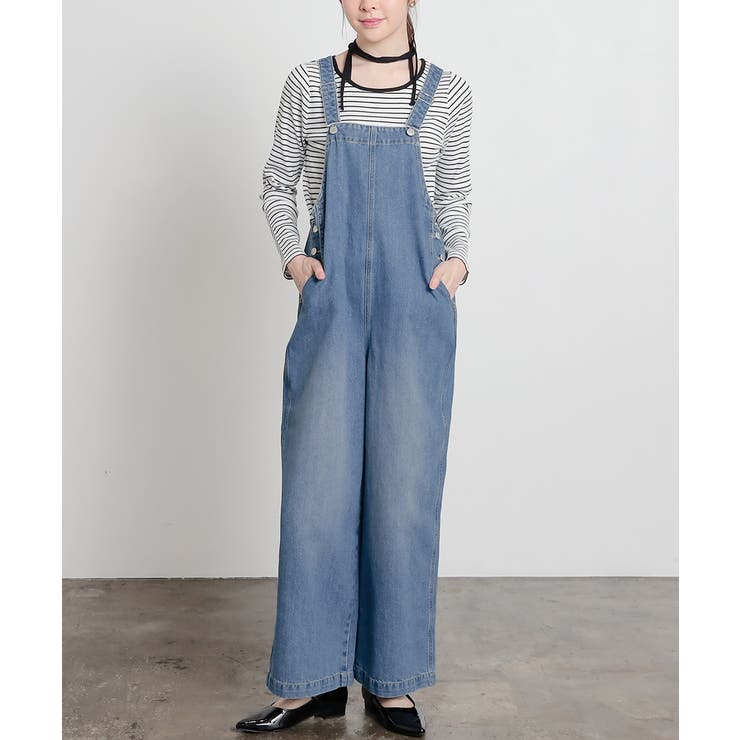 ブルー | ボトムス オーバーオール オールインワン | Honeys