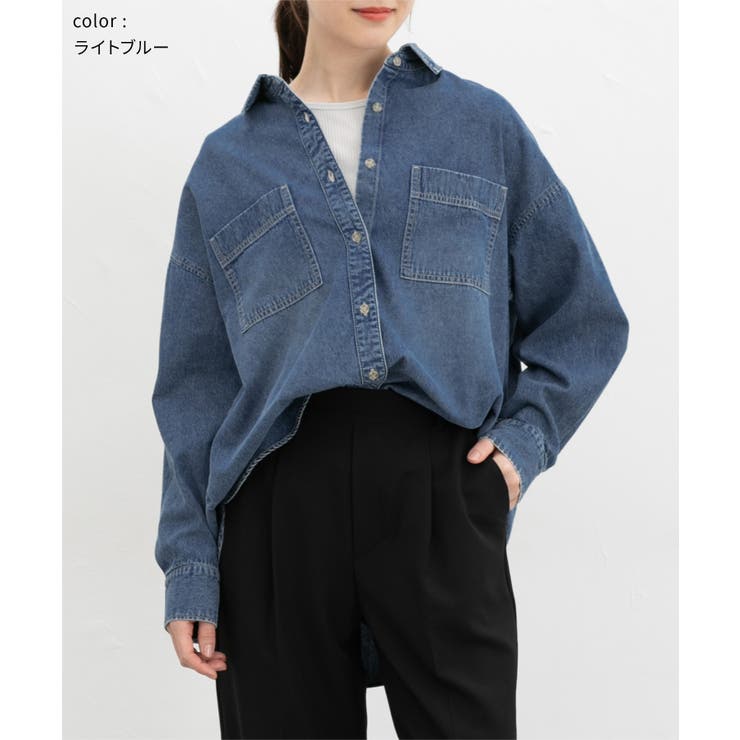 トップス シャツ デニムシャツ | Honeys | 詳細画像4 