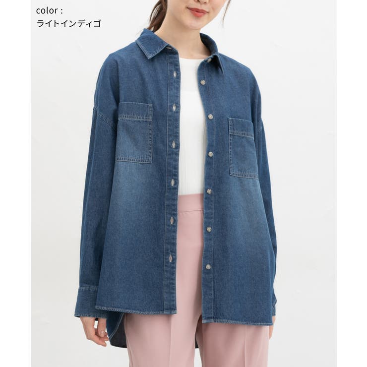 トップス シャツ デニムシャツ | Honeys | 詳細画像6 