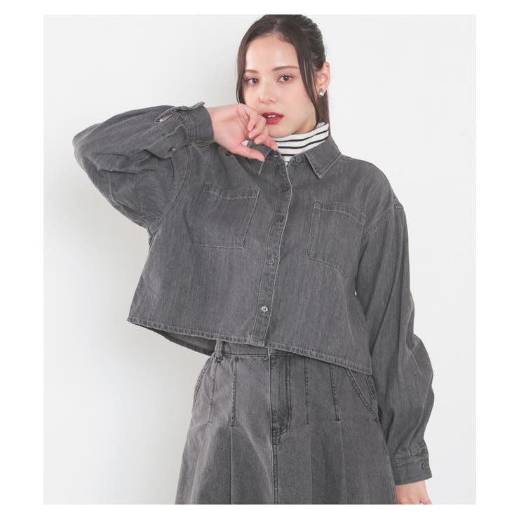 トップス hibison トップス シャツ 長袖[品番：HNSW0010208]｜Honeys（ハニーズ
