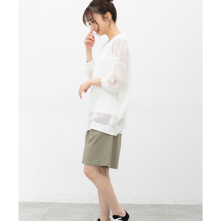 ボトムス ハーフパンツ 綿 | Honeys | 詳細画像11 