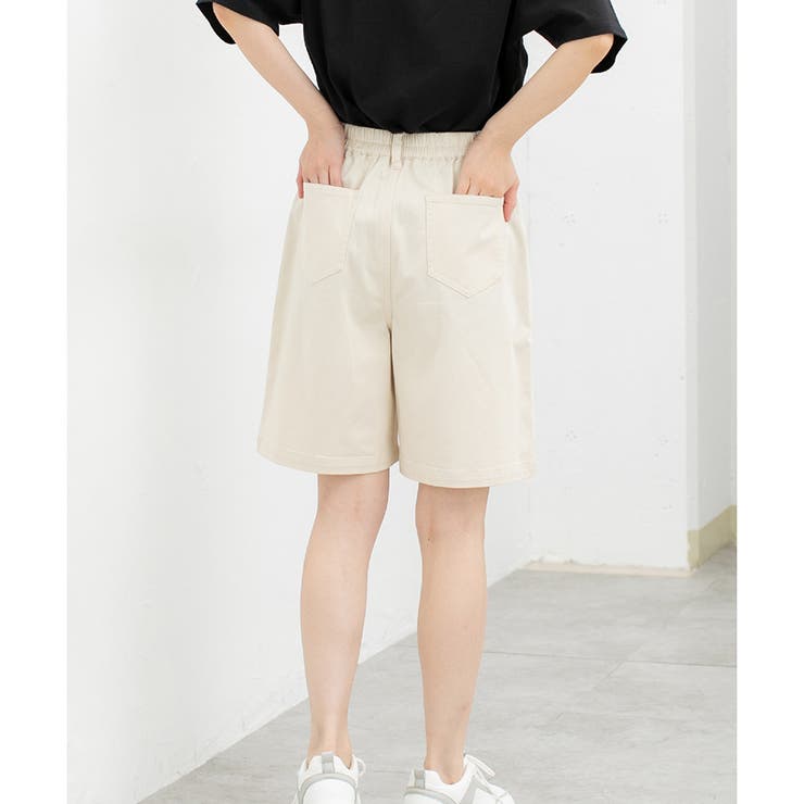 ボトムス ハーフパンツ 綿 | Honeys | 詳細画像4 