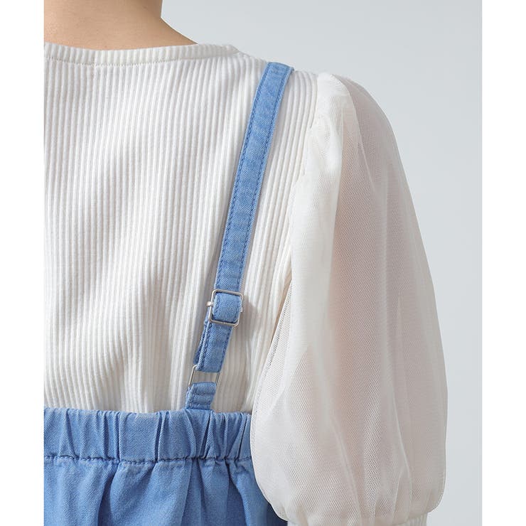 オールインワン デニム 綿 | Honeys | 詳細画像11 