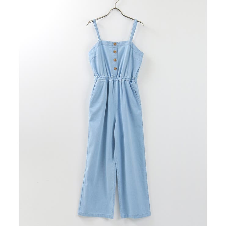 オールインワン デニム 綿 | Honeys | 詳細画像4 