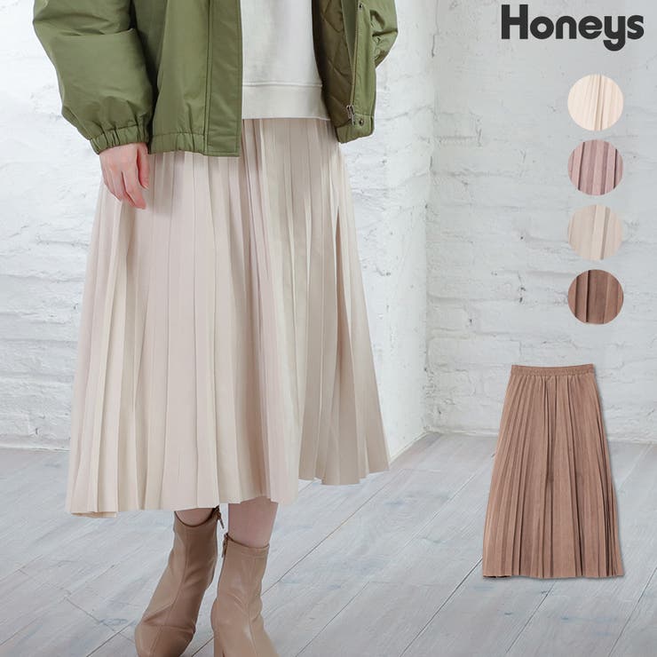 スカート ロングスカート プリーツ 品番 Hnsw Honeys ハニーズ のレディースファッション通販 Shoplist ショップリスト