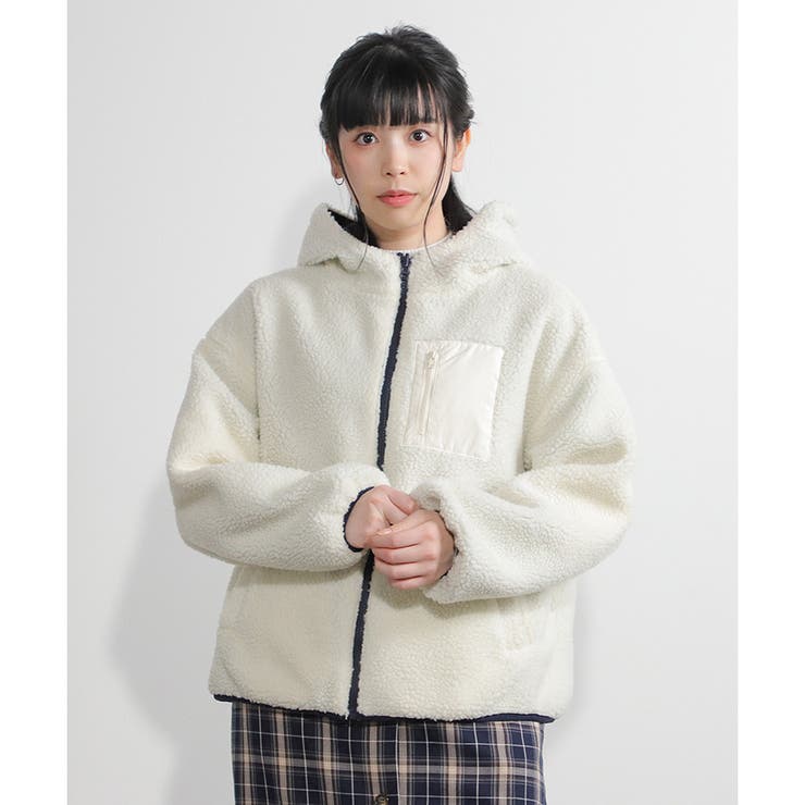 アウター ブルゾン 配色 品番 Hnsw Honeys ハニーズ のレディースファッション通販 Shoplist ショップリスト