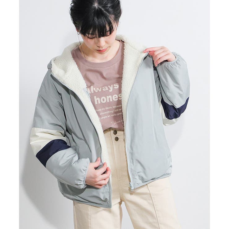 アウター ブルゾン 配色 品番 Hnsw Honeys ハニーズ のレディースファッション通販 Shoplist ショップリスト