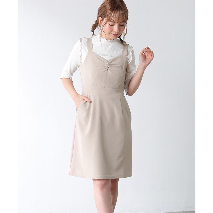 ワンピース ジャンスカ ミニ 品番 Hnsw Honeys ハニーズ のレディースファッション通販 Shoplist ショップリスト