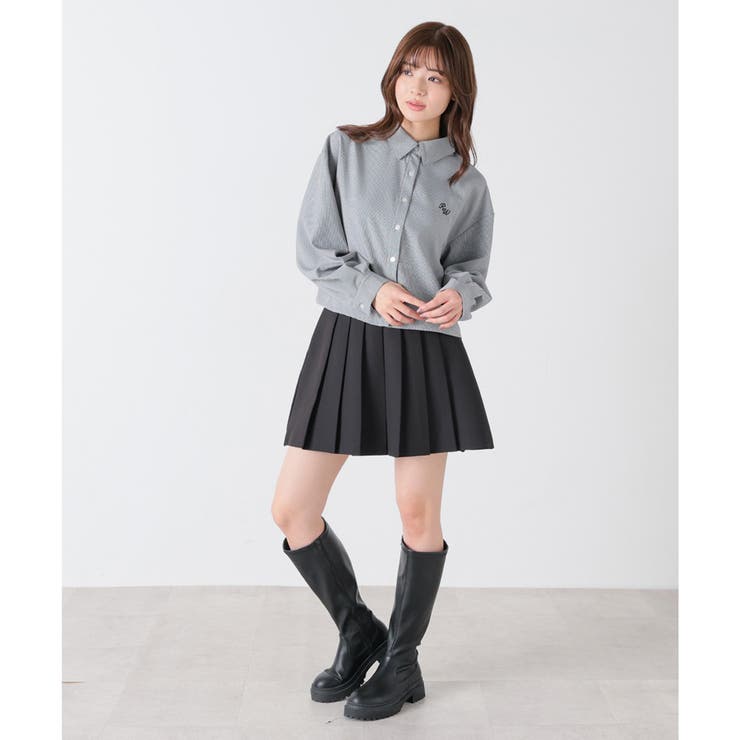 シャツ レディース ショート丈 | Honeys | 詳細画像9 