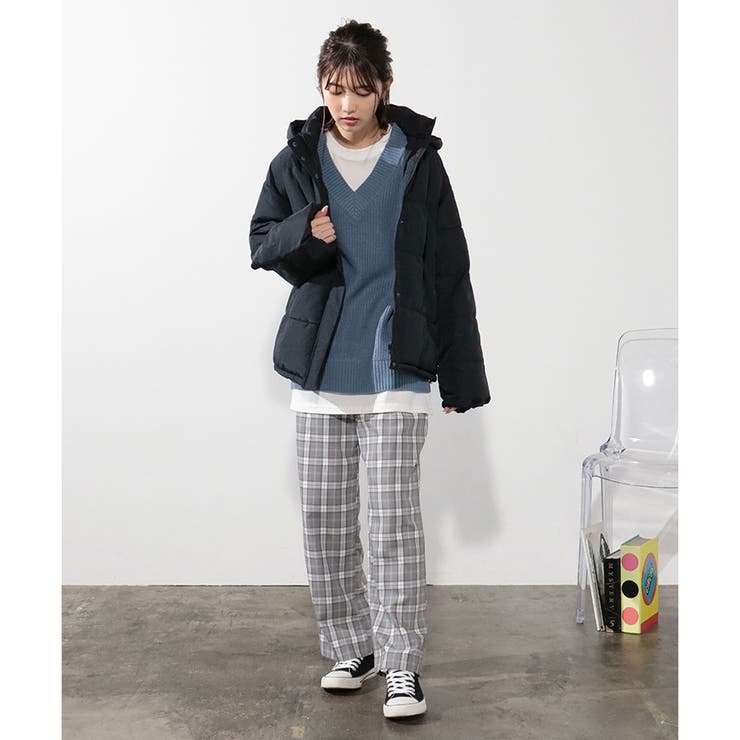 【ハニーズ】パンツ ストレートパンツ チェック | Honeys | 詳細画像13 