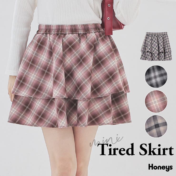 ボトムス スカート ミニスカート | Honeys | 詳細画像1 