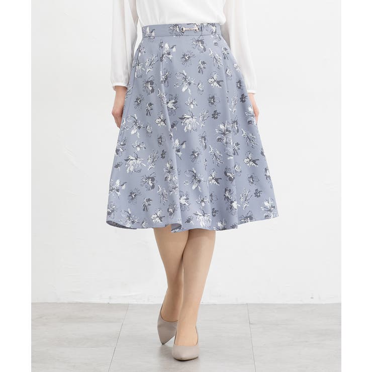 ボトムス スカート ひざ丈[品番：HNSW0010242]｜Honeys（ハニーズ）の