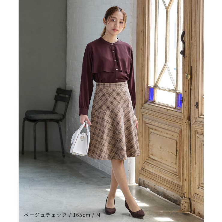 ボトムス スカート ひざ丈 | Honeys | 詳細画像2 