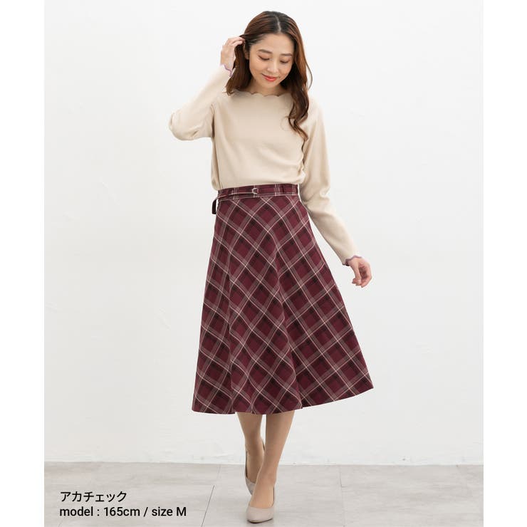 【ハニーズ】ボトムス スカート ひざ丈 | Honeys | 詳細画像5 