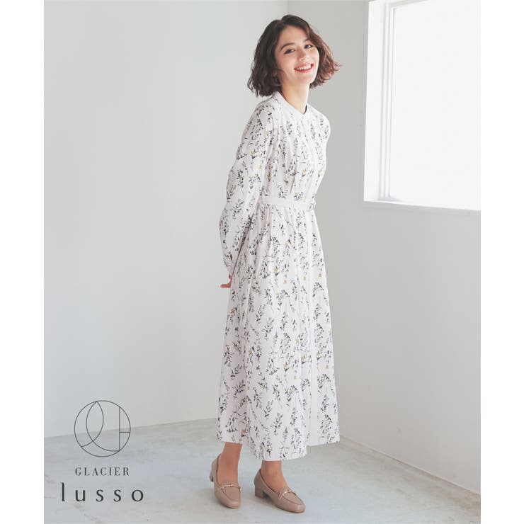 ワンピース 長袖 ロング丈 | Honeys | 詳細画像4 