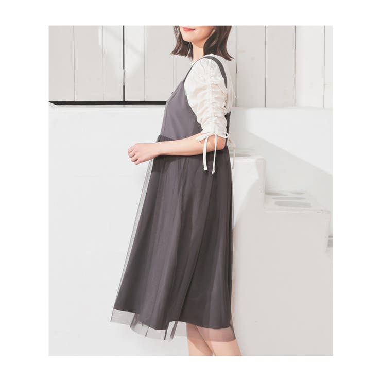 ワンピース ジャンスカ ジャンパースカート | Honeys | 詳細画像14 