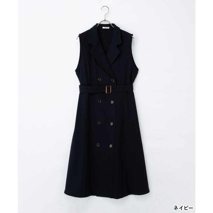 ワンピース ノースリーブ ロング丈 | Honeys | 詳細画像11 