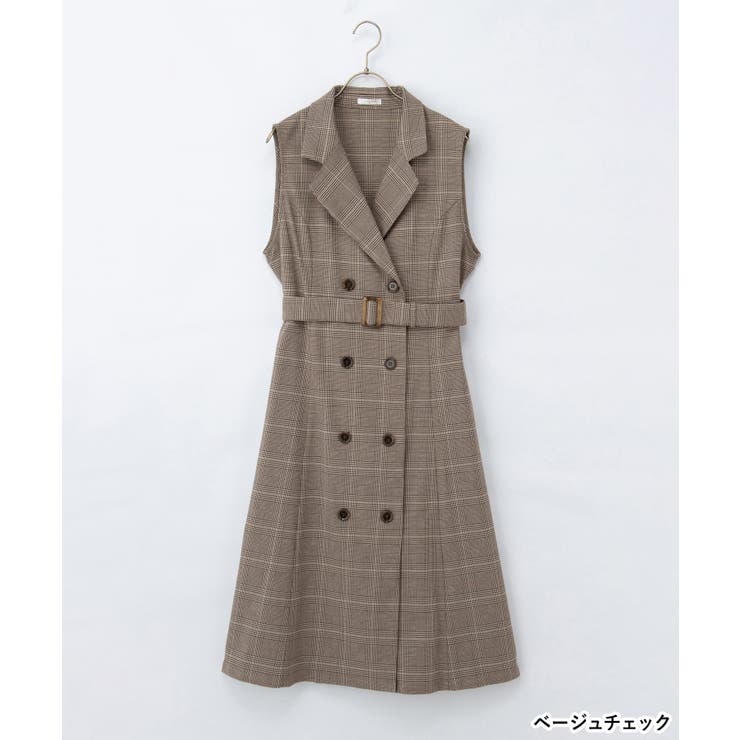 ワンピース ノースリーブ ロング丈 | Honeys | 詳細画像13 