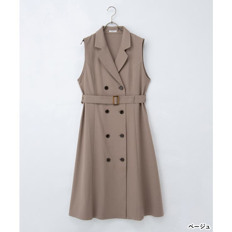 ワンピース ノースリーブ ロング丈 | Honeys | 詳細画像14 