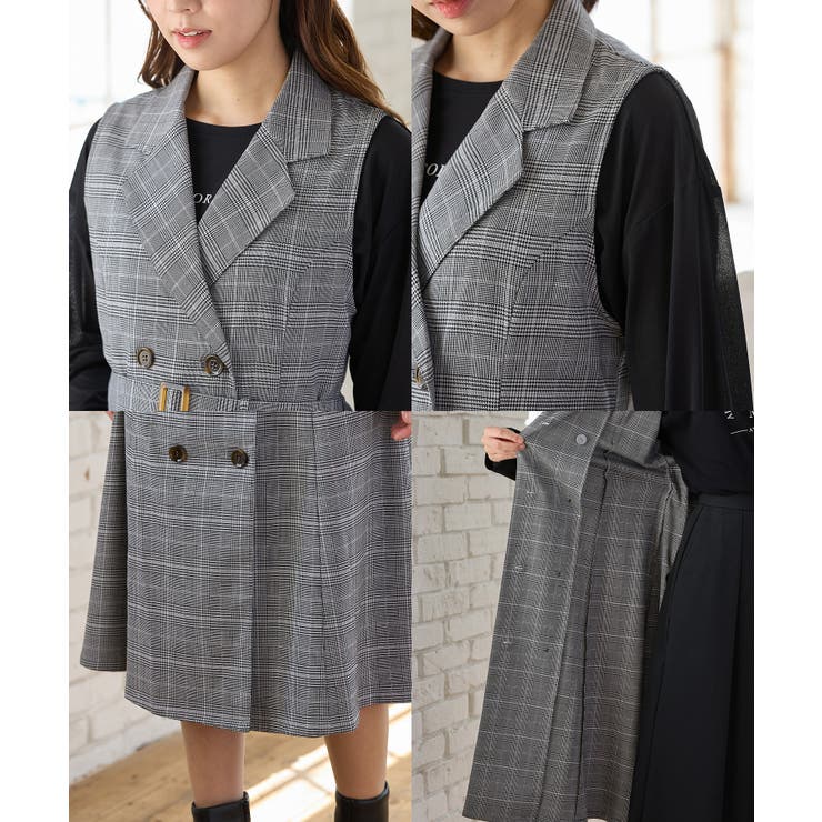 ワンピース ノースリーブ ロング丈 | Honeys | 詳細画像16 