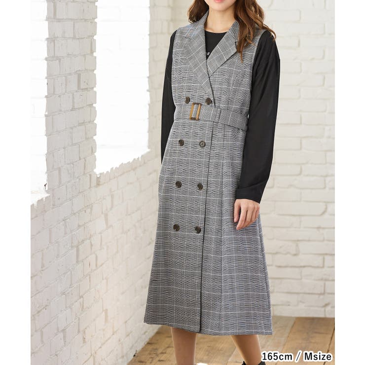 ワンピース ノースリーブ ロング丈 | Honeys | 詳細画像6 